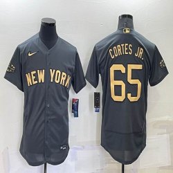 2022 MLB All-Star Nike New York Yankees #65 Cortes Jr. gray Flexbase Authentic Collection Jersey-BD