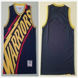 Golden State Warriors blank black throwback nba jerseys