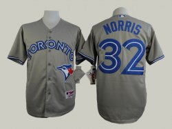 Toronto blue jays #32 Daniel Norris gray baseball jerseys