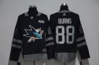 San Jose Sharks 88 Brent Burns black 2017 Centennial Classic Premier Player Jersey