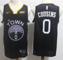 Nike Golden State Warriors #0 DeMarcus Cousins Black nba basketball jerseys-S8