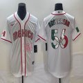 2023 World Cup Mexico #56 Randy Arozarena white green majestic baseball jerseys 14