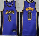 Nike Los Angeles Lakers #0 Russell Westbrook purple NBA basketball Jersey-XD