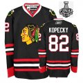 2013 NHL Stanley Cup Chicago Blackhawks #82 Tomas Kopecky Black Jersey