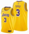 Nike Los Angeles Lakers #3 Anthony Davis yellow NBA jerseys