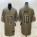 Nike New England Patriots #10 Jonathan Jones Salute to Service Retired Limited Jersey-BD