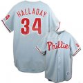 Phillies Halladay 34 gray mlb jersey