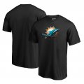 Miami Dolphins NFL Pro Line by Fanatics Branded Midnight Mascot T-Shirt - Black