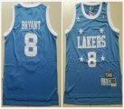 Los Angeles Lakers #8 Kobe Bryant skyblue NBA Jerseys 4 star