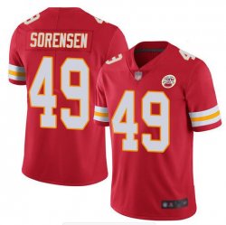 Nike Kansas City Chiefs #49 Daniel Sorensen red Color Rush Limited Jerseys