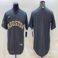 Nike Houston Astros blank gray baseball jerseys -BD