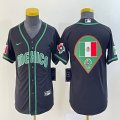 Women 2023 World Cup Mexico blank black majestic MLB baseball Jerseys-BD 02