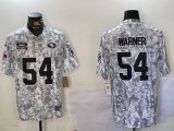 San Francisco 49ers 54# Fred Warner Nike Arctic Camo 2024 Salute to Service Limited Jersey -BD