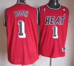 Adidas Miami Heat #1 Chris Bosh Red NBA Revolution 30 Jerseys