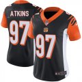 Women Nike Cincinnati Bengals #97 Geno Atkins black Color Rush Limited Jersey