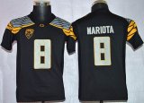 Youth Oregon Duck Marcus Mariota 8 Mach Speed Limited College Football Jerseys - Black