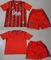 2023-2024 Everton club orange kid soccer jerseys away