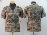 Youth Denver Broncos #58 Von Miller Nike Camo Salute to Service Limited Jersey