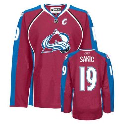 NHL Colorado Avalanche #19 Joe Sakic Red Jersey