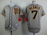 San Francisco Giants #7 Gregor Blanco gray MLB baseball Jerseys