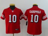 Youth 49ers #10 Jimmy Garoppolo nike red Color Rush Limited Jersey