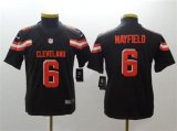 Youth Browns #6 Baker Mayfield brown Nike Color Rush Limited Jerseys