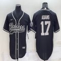 Nike Oakland Raiders #17 Davante Adams black baseball jerseys Joint name-BD