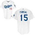 Los Angeles Dodgers Rafael Furcal 15# White Jersey