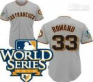 San Francisco Giants #33 ROWAND grey MLB Jerseys