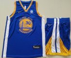 Nike Golden State Warriors 30 Stephen Curry blue nba suits