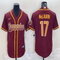 Nike Washington Commanders #17 Terry McLaurin red baseball jerseys Joint name-BD