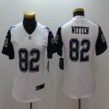 Women Dallas Cowboys #82 Jason Witten Nike White Color Rush Limited Jersey