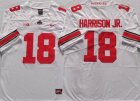 Ohio State Buckeyes #18 Marvin Harrison Jr. White College NCAA Jersey