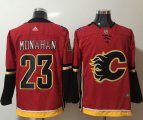 Adidas Calgary Flames #23 Sean Monahan red hockey jersey