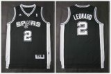 Adidas San Antonio Spurs LEONARD 2 black NBA Jerseys