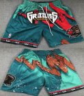 Nike Memphis Grizzlies green red NBA Shorts with pocket-XD