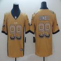 Nike Rams #99 Aaron Donald Lights Out yellow Fashion Color Rush Limited Jersey