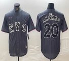 Nike New York Mets #20 Pete Alonso gray majestic mlb jerseys majestic baseball jerseys