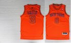 New York Knicks SMITH 8 orange nba Jerseys