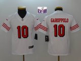 Youth 49ers #10 Jimmy Garoppolo nike white Color Rush Limited Jersey-BD