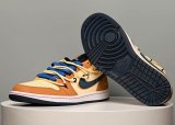 Women 2023 Air Jordan 1 basketball Shoes beige brown black