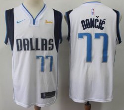 Dallas Mavericks #77 Luca Doncic white nike nba jerseys-S8