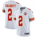 Nike Kansas City Chiefs #2 Colquitt white Color Rush Limited Jerseys