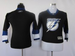 tampa bay lightning blank black color kids jersey