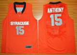 Syracuse Orange Camerlo Anthony 15 NCAA Authentic Basketball Jersey - Orange