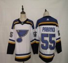 Adidas St.Louis Blues #55 Colton Parayko white NHL hockey Jerseys