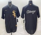 Nike Chicago White Sox blank black majestic baseball jerseys 03