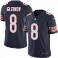 Nike Chicago Bears #8 Glennon dark blue Color Rush Limited Jerseys