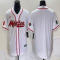 2023 World Cup Mexico blank white majestic baseball jerseys 42