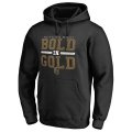 Men's Vegas Golden Knights Fanatics Branded Black Hometown Collection Bezeled Gold Pullover Hoodie